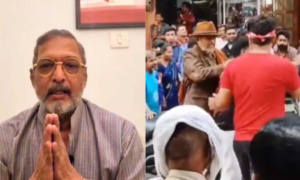 Nana Patekar in a viral video - Nana slaps a fan in the crowd and shares the true reason!