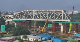 First Steel Bridge Constructed on Mumbai-Ahmedabad Bullet Train Project