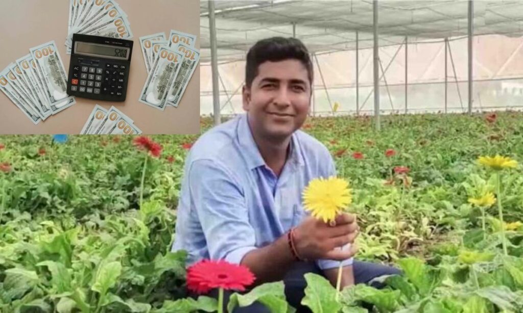 In Abhinav Singh Success Story, the season of flowers brought income.