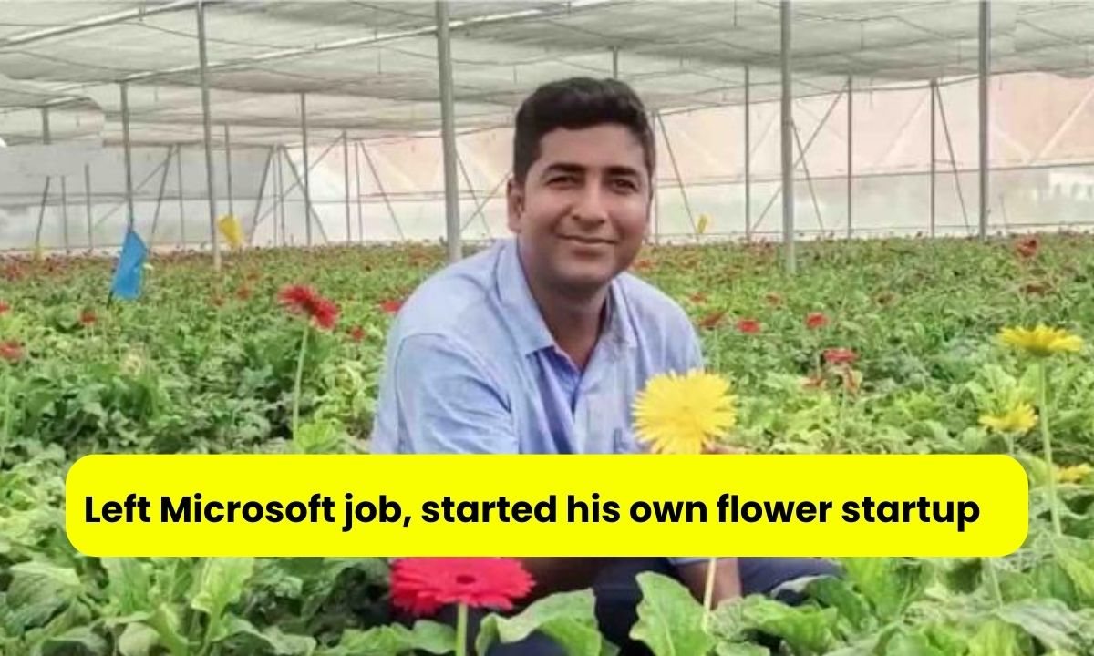 Abhinav Singh Success Story: Left Microsoft job, started his own flower startup