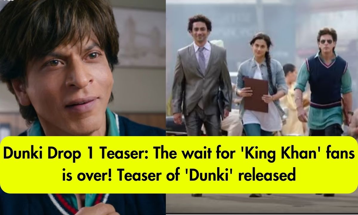 Dunki Drop 1 Teaser The wait for 'King Khan' fans is over! Teaser of 'Dunki' released