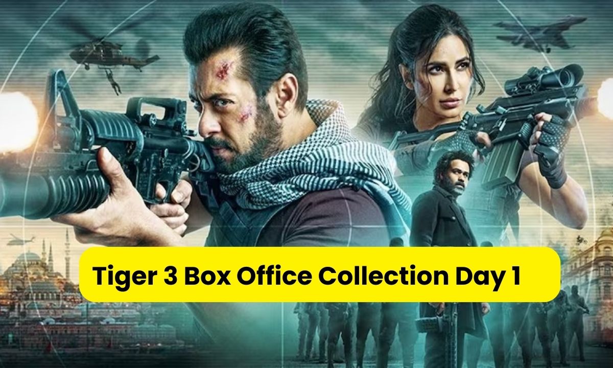 Tiger 3 Box Office Collection Day 1: Salman's Diwali-themed blockbuster! Its first-day earnings were so high that it broke records.