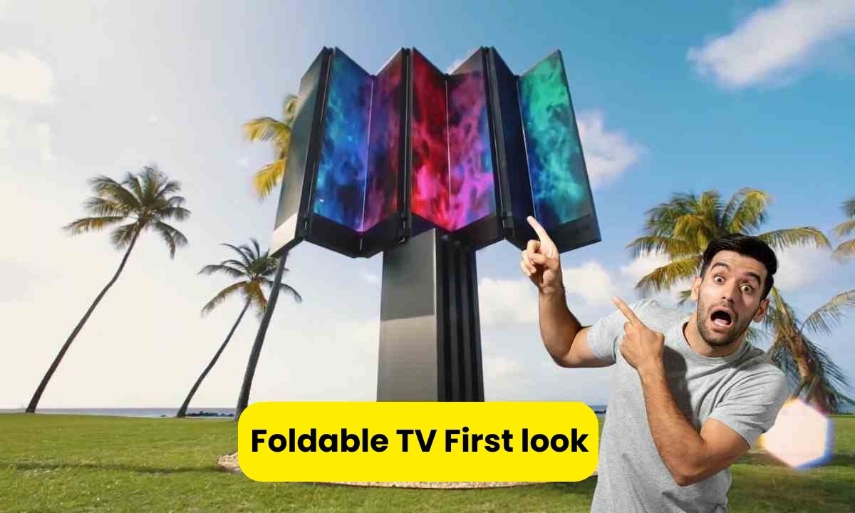 N1 Unfolding TV First Look: C SEED introduced the world's first foldable TV, see full details