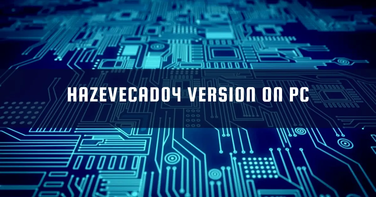 Hazevecad04 Version on PC