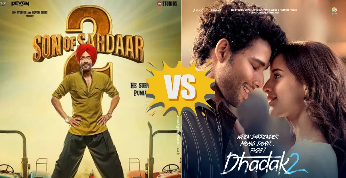 Dhadak 2 vs Son of Sardaar 2